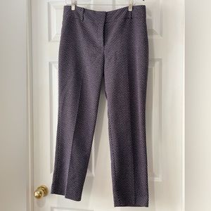 EUC Ann Taylor Factory Curvy Ankle Length Trouser Belt loops zip fly  Sz 8